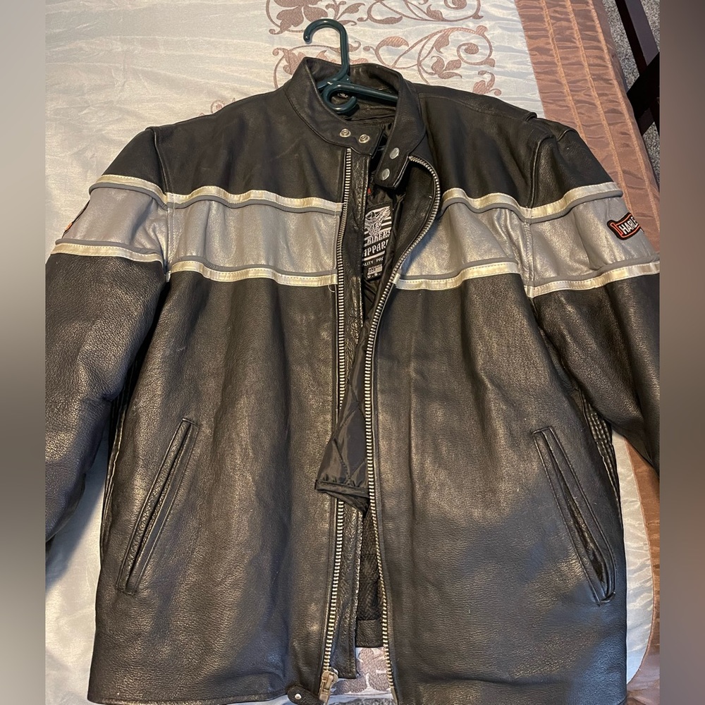 Leather Biker Jacket - Picture 6 of 8